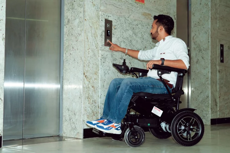 Evox WC-108 Reclining Back Wheelchair with Aluminium Frame