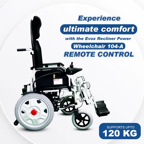 EVOX Remote Control Reclining Electric Wheelchair WC 104A